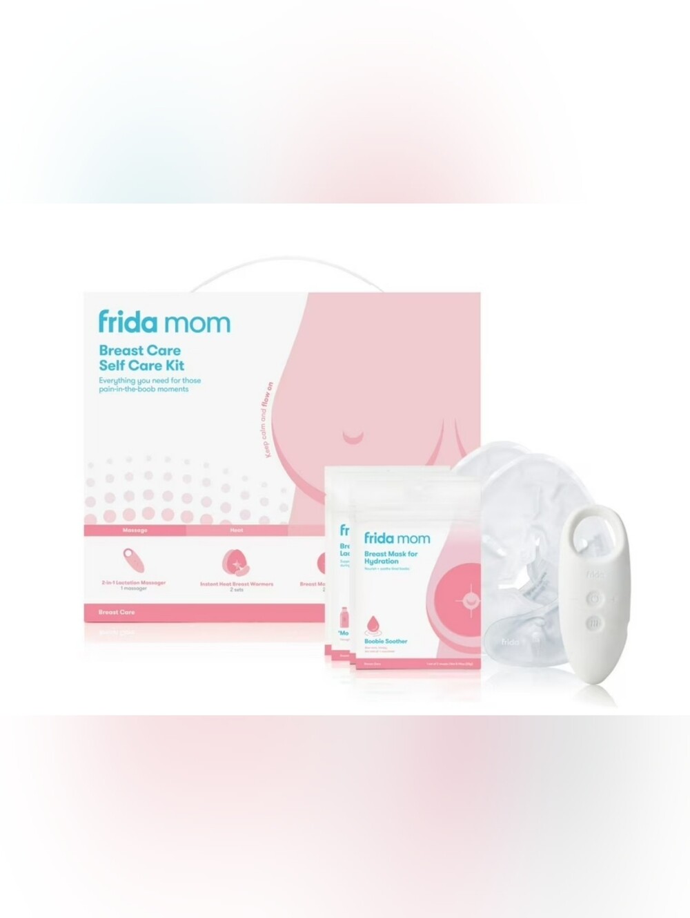 Frida Pink Breast Care Hydration Mask & Soother Kit